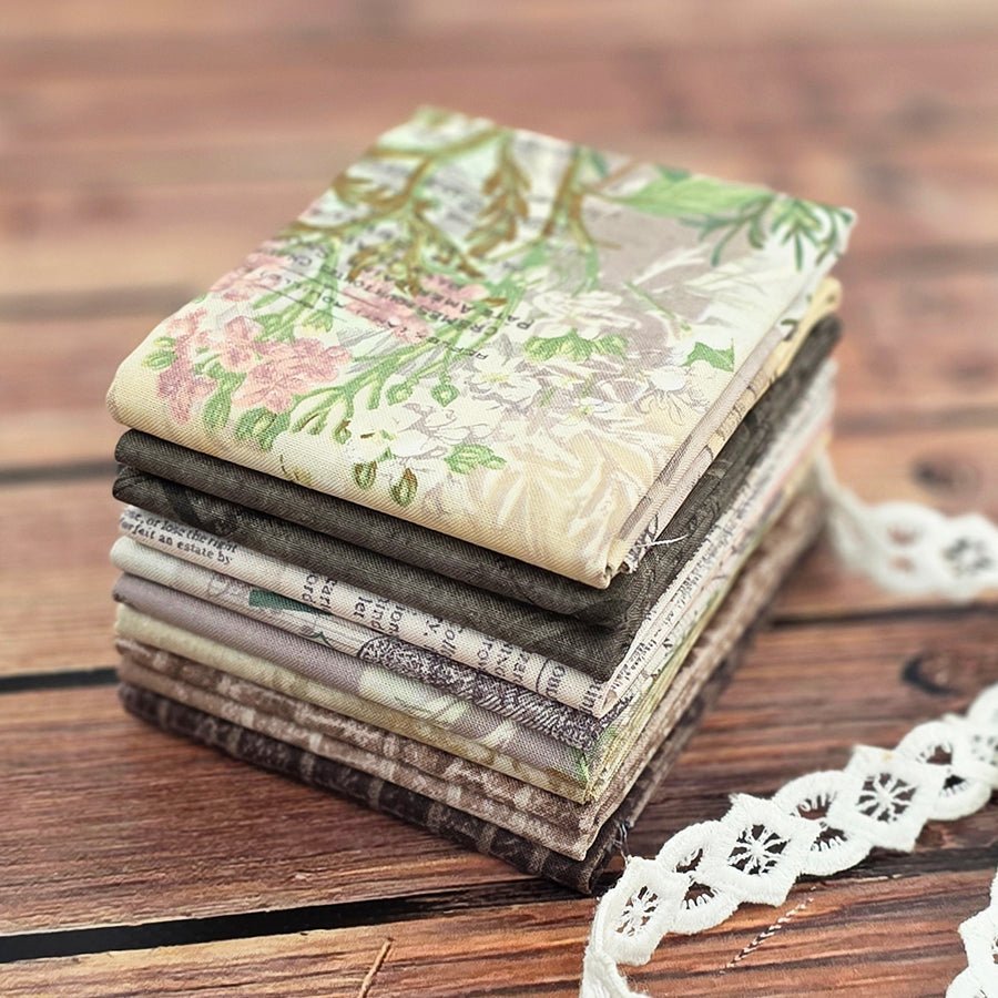 Jefferson Keepsakes - FWFS Exclusive 7 Piece Fat Quarter Bundle by Fort Worth Fabric Studio