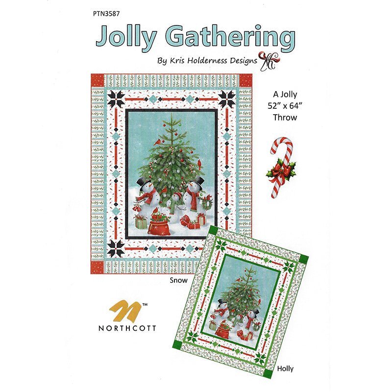 Jolly Gathering Quilt Pattern by Northcott by Northcott