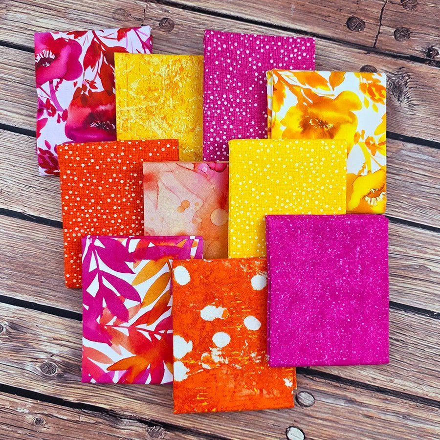 Juice Box Energy — FWFS Exclusive Fat Quarter Bundle (10 FQs) by Fort Worth Fabric Studio