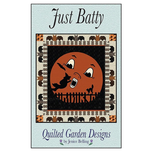 Just Batty Wall Hanging Quilt Pattern by Quilted Garden Designs