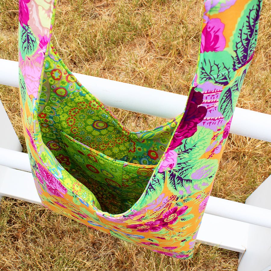 Kaffe Fassett Reversible Crossbody COMPLETE Bag Kits - Fort Worth Fabric Studio from Fort Worth Fabric Studio