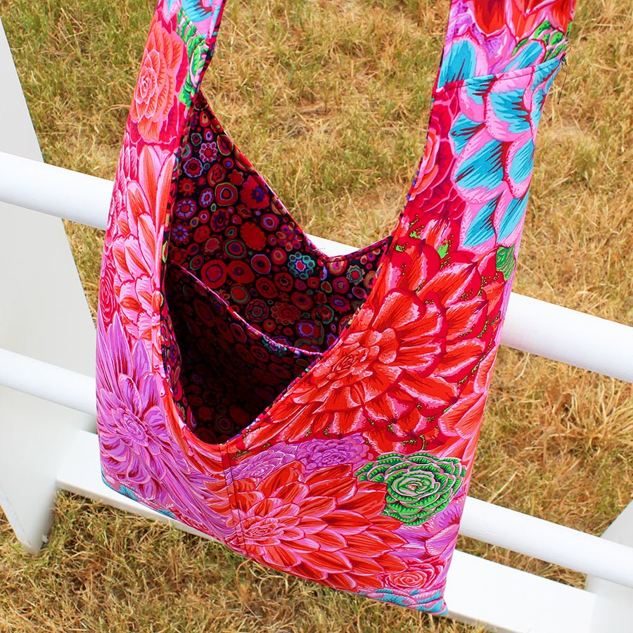 Kaffe Fassett Reversible Crossbody COMPLETE Bag Kits - Fort Worth Fabric Studio from Fort Worth Fabric Studio