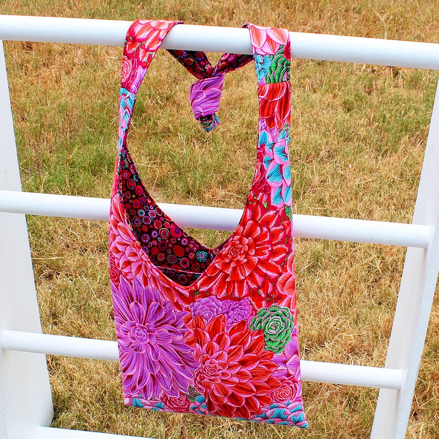 Kaffe Fassett Reversible Crossbody COMPLETE Bag Kits - Fort Worth Fabric Studio from Fort Worth Fabric Studio