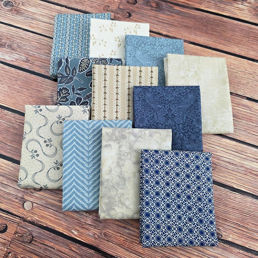 La Grange Quilt House– FWFS Exclusive 11 Piece Fat Quarter Bundle by Fort Worth Fabric Studio