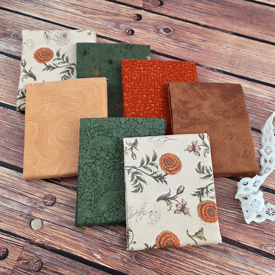 Last Bloom – FWFS Exclusive 7 Piece Fat Quarter Bundle by Fort Worth Fabric Studio