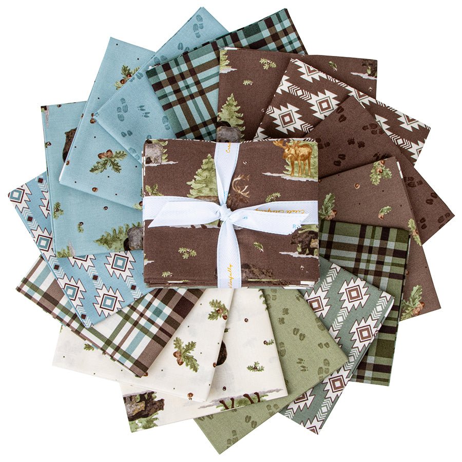 Let's Get Lost in the Woods Fat Quarter Bundle by Riley Blake