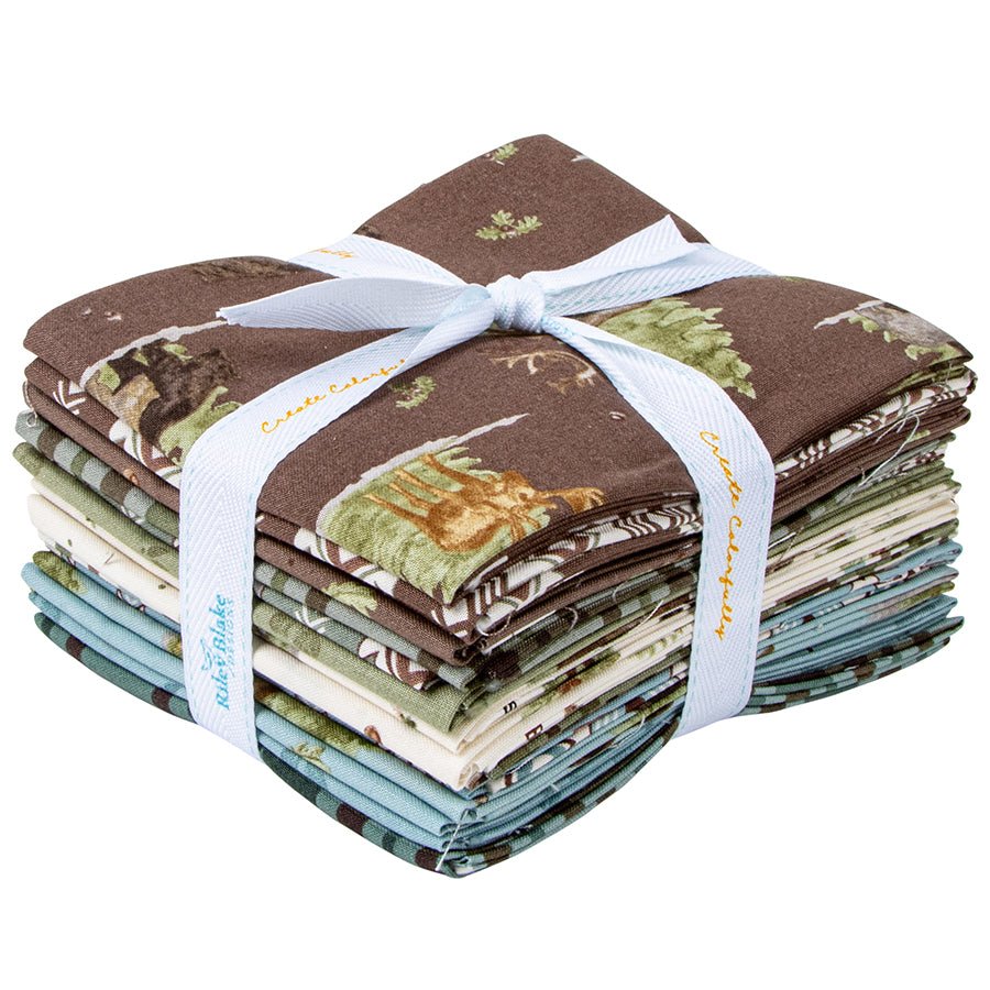 Let's Get Lost in the Woods Fat Quarter Bundle by Riley Blake
