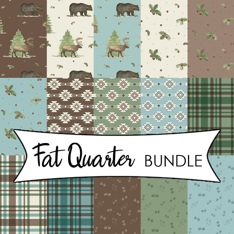 Let's Get Lost in the Woods Fat Quarter Bundle by Riley Blake