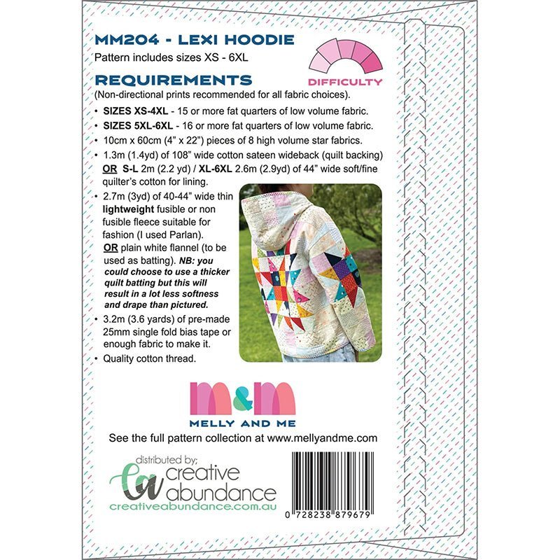 Lexi Hoodie Pattern by Melly and Me by Melly and Me