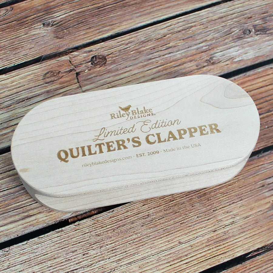 Limited Edition 15th Anniversary 7" Quilter's Clapper from Riley Blake - Riley Blake from Fort Worth Fabric Studio