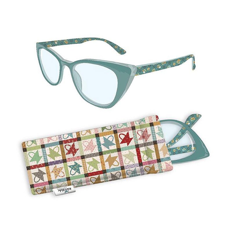 Lori Holt 3.00 Stitchy Readers Vintage Style w/ Soft Case by Riley Blake - Riley Blake from Fort Worth Fabric Studio