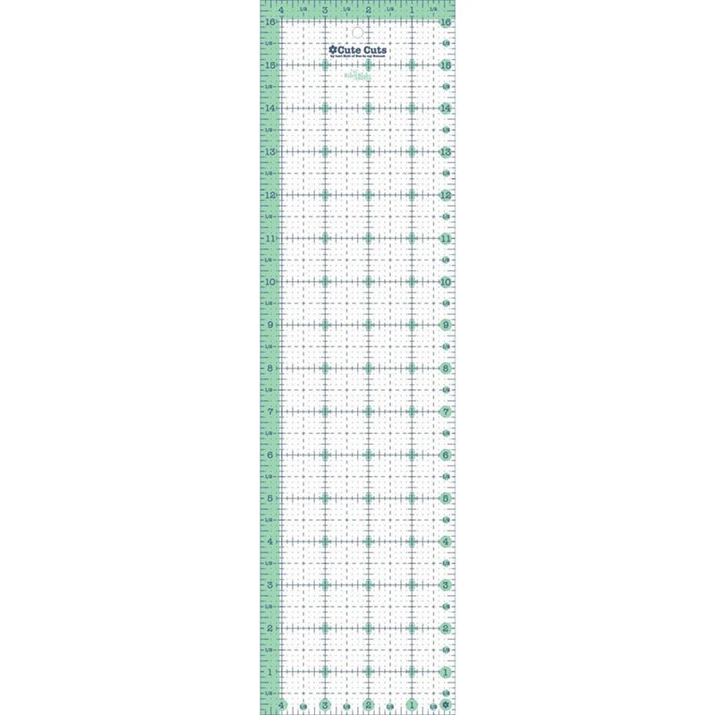 Lori Holt 4 ½" x 16 ½" Cute Cuts Ruler by Riley Blake by Riley Blake