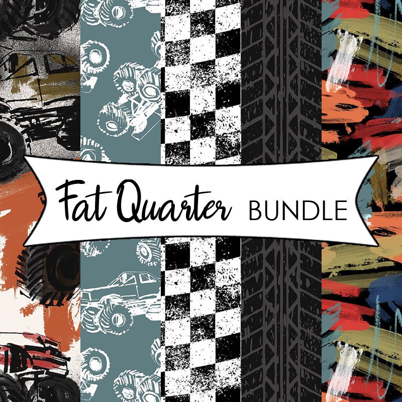 Mash the Throttle Fat Quarter Bundle - 3 Wishes Fabric from Fort Worth Fabric Studio