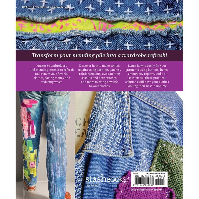 Mending Handbook by Shannon Roudhán and Jason Bowlsby by C&T Publishing