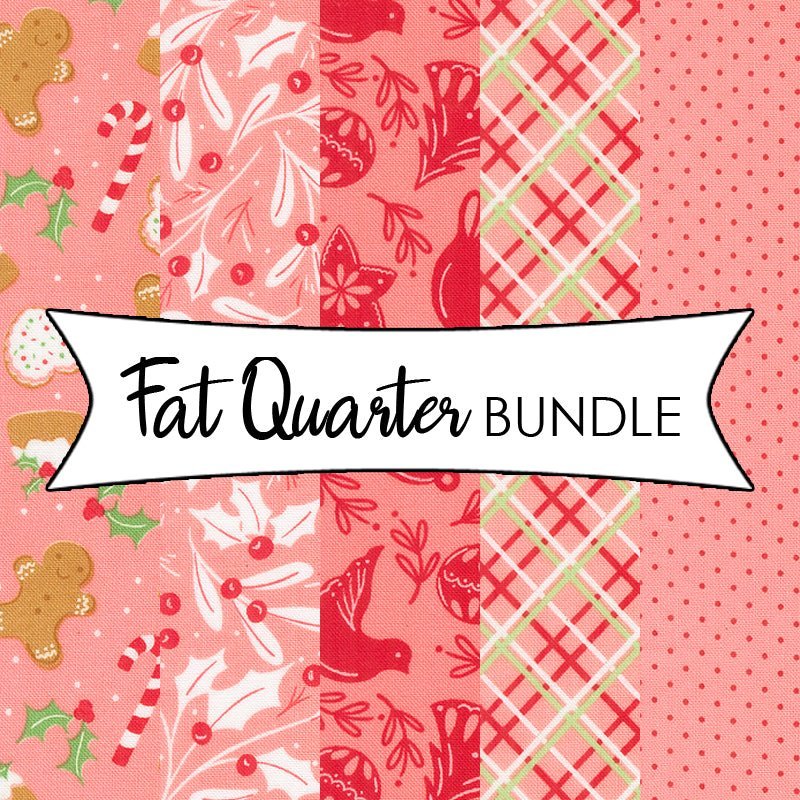 Merrily on High Pink Fat Quarter Bundle by Moda