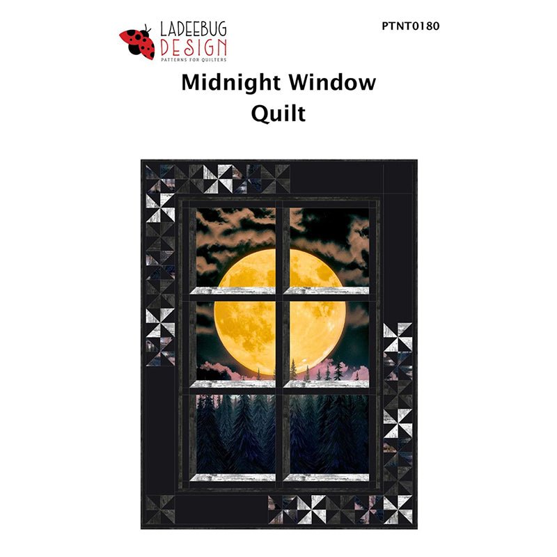 Midnight Window Quilt Pattern by Ladeebug Design - Timeless Treasures from Fort Worth Fabric Studio