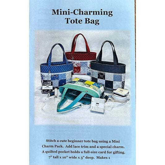 Mini-Charming Tote Bag Pattern by J. Minnis Designs by J. Minnis Designs