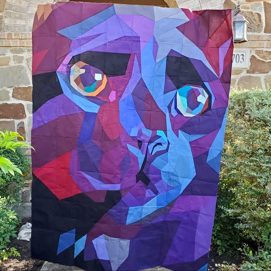 Mo the Cat Foundation Paper Pieced Quilt Pattern by Legit Kits Design - Legit Kits Design from Fort Worth Fabric Studio