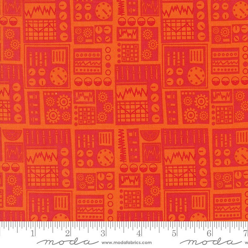 Moda 321 Blast Off Dashboard Mars 1 Yard Cut by Moda