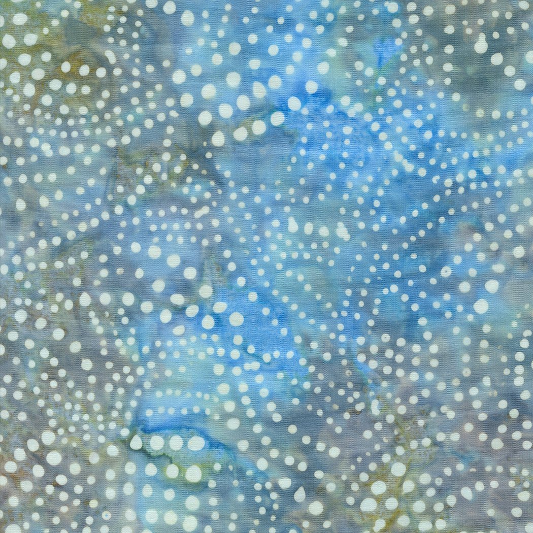 Moda Blue Ridge Batiks Dots Galaxy 1 Yard Cut by Moda