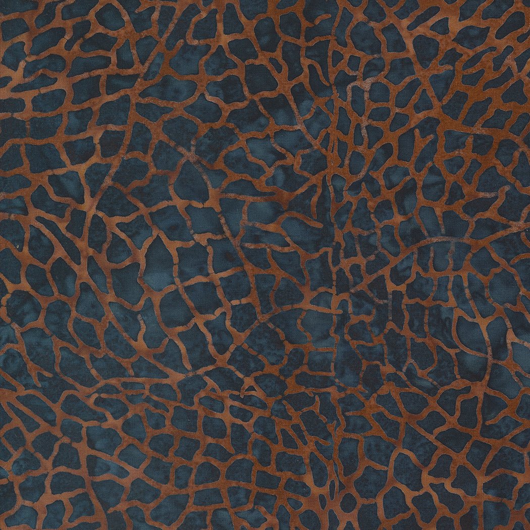 Moda Blue Ridge Batiks Shale Midnight 1 Yard Cut - Moda from Fort Worth Fabric Studio