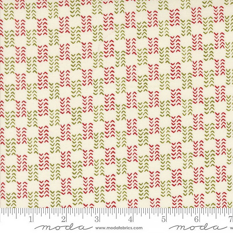Moda Emmitt & Ivy Sweater Stripes Vanilla 1 Yard Cut by Moda