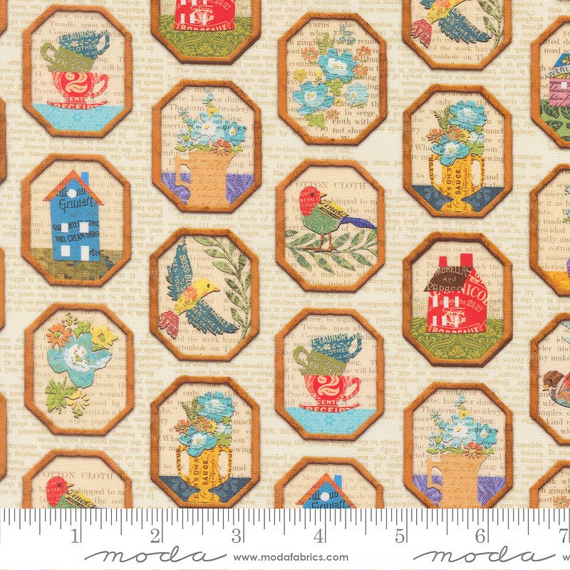 Moda Paper Hamlet Frames Paper 1 Yard Cut by Moda