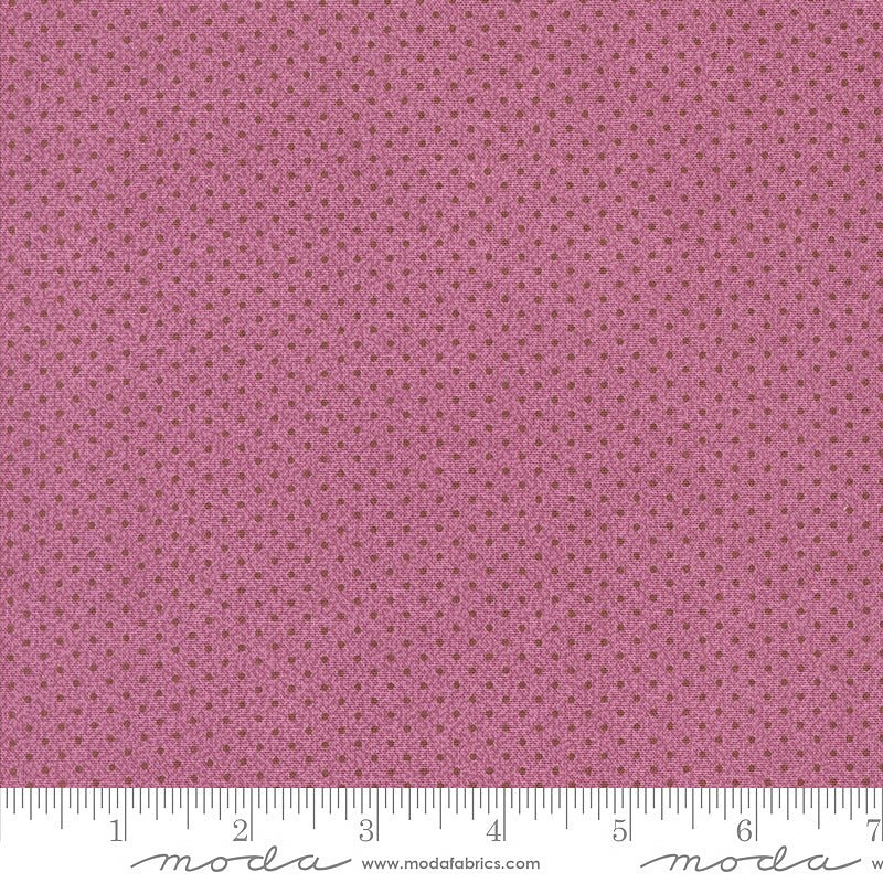 Moda Pumpkin Spice Gatherings Dots Mulberry 1 Yard Cut by Moda