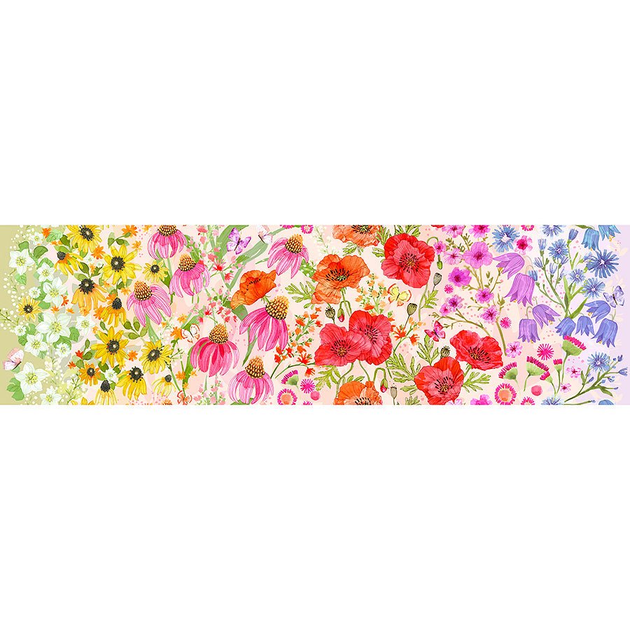 Moda Superbloom Wildflowers Ombre Pastel 1 Yard Cut by Moda
