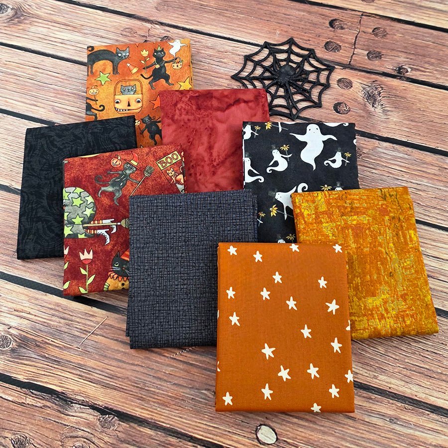 Moonlight Mischief – FWFS Exclusive 8 Piece Fat Quarter Bundle by Fort Worth Fabric Studio