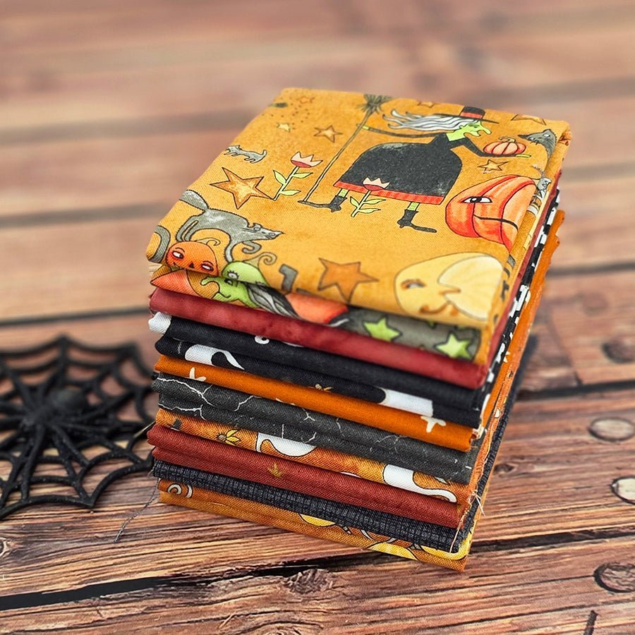 Moonlight Mischief – FWFS Exclusive 9 Piece Fat Quarter Bundle by Fort Worth Fabric Studio