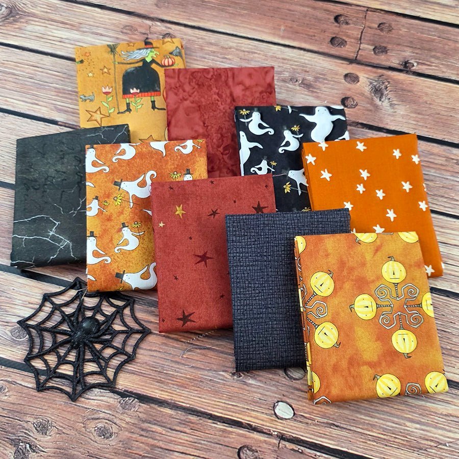 Moonlight Mischief – FWFS Exclusive 9 Piece Fat Quarter Bundle by Fort Worth Fabric Studio