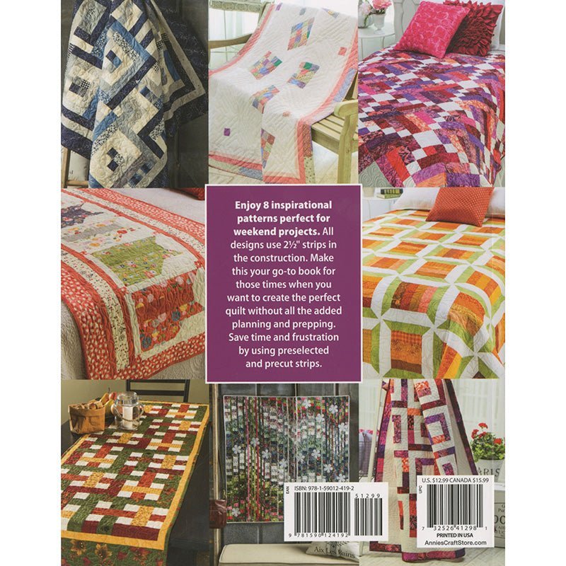 More Jelly Roll Quilts Quilt Pattern Book by Annie's Quilting