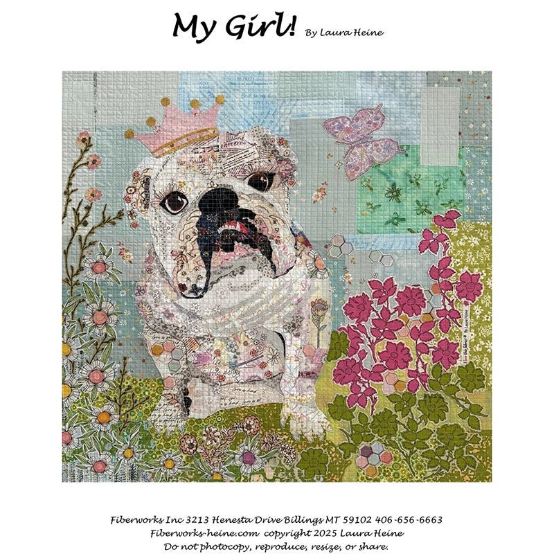 My Girl! Collage Pattern by Fiberworks Inc by Fiberworks Inc
