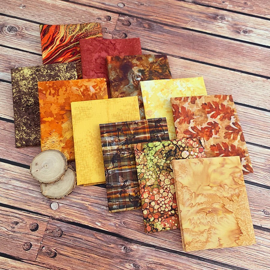 Nacogdoches Woods– FWFS Exclusive 11 Piece Fat Quarter Bundle by Fort Worth Fabric Studio
