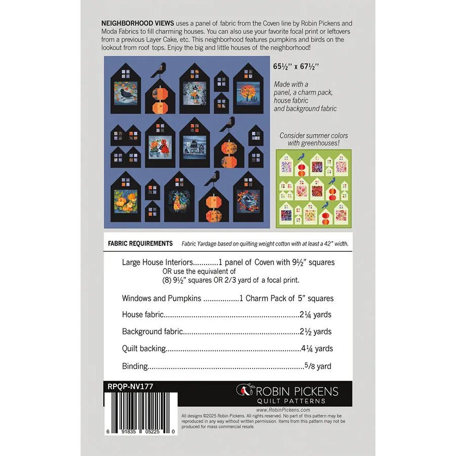 Neighborhood Views Quilt Pattern by Robin Pickens by Robin Pickens