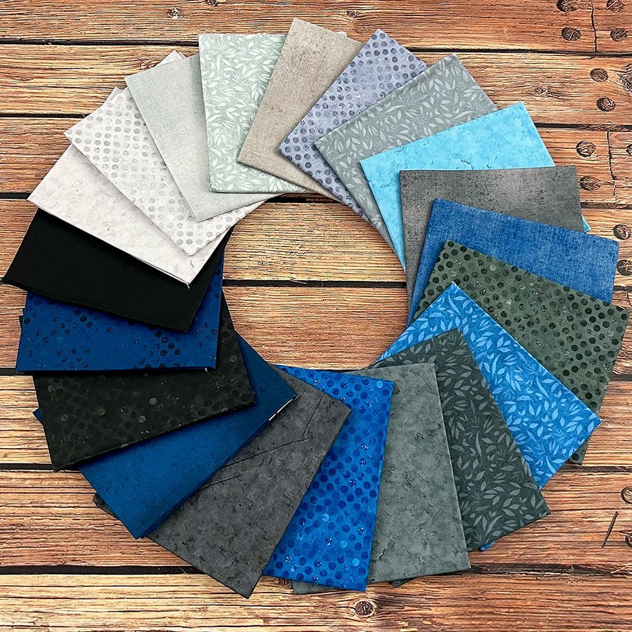 Nickel Plated Fat Quarter Bundle | Fundamentals by White Owl Textiles by White Owl Textiles