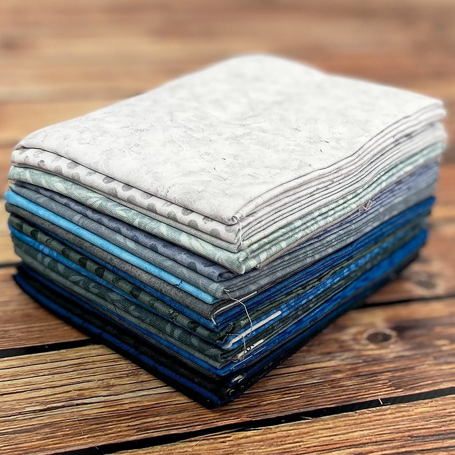 Nickel Plated Fat Quarter Bundle | Fundamentals by White Owl Textiles by White Owl Textiles