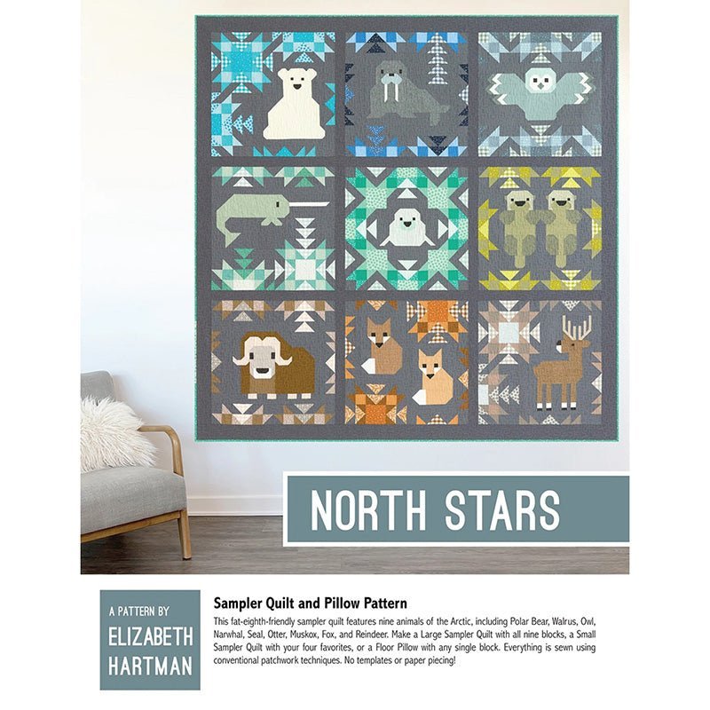 North Stars Quilt Pattern by Elizabeth Hartman by Elizabeth Hartman