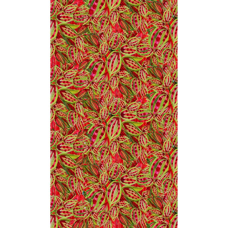 Northcott French Revolution Feuilles Red 1 Yard Cut - Northcott from Fort Worth Fabric Studio