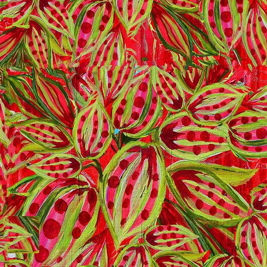Northcott French Revolution Feuilles Red 1 Yard Cut - Northcott from Fort Worth Fabric Studio