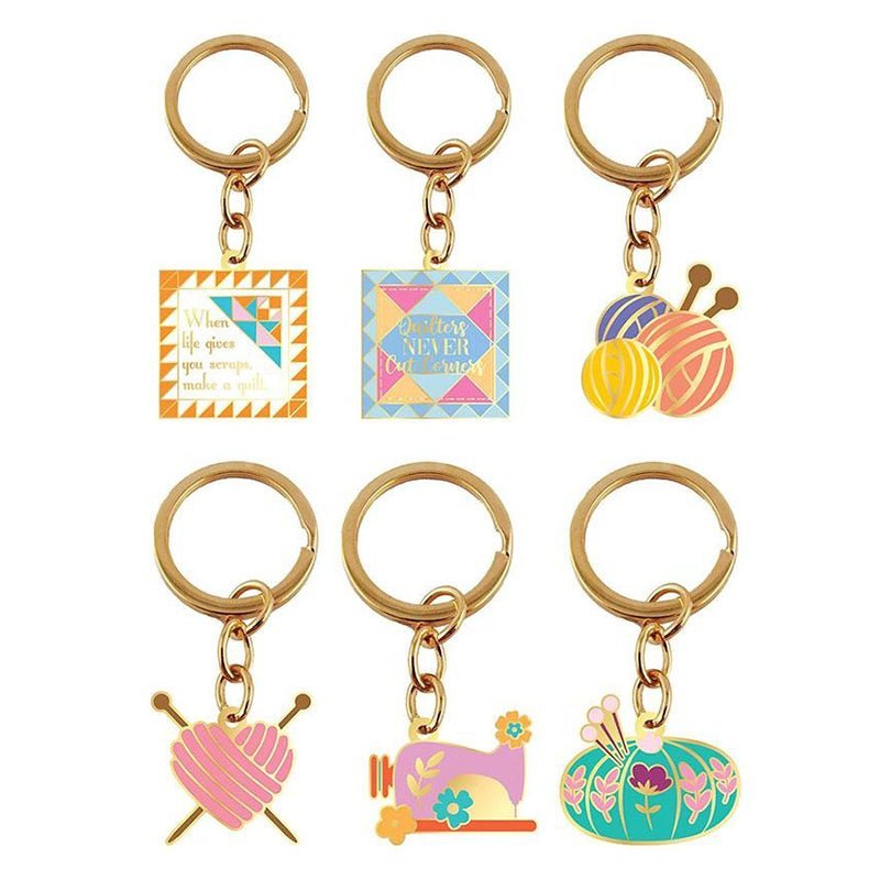Novelty Enamel Key Rings by Hobby Gift by Hobby Gift