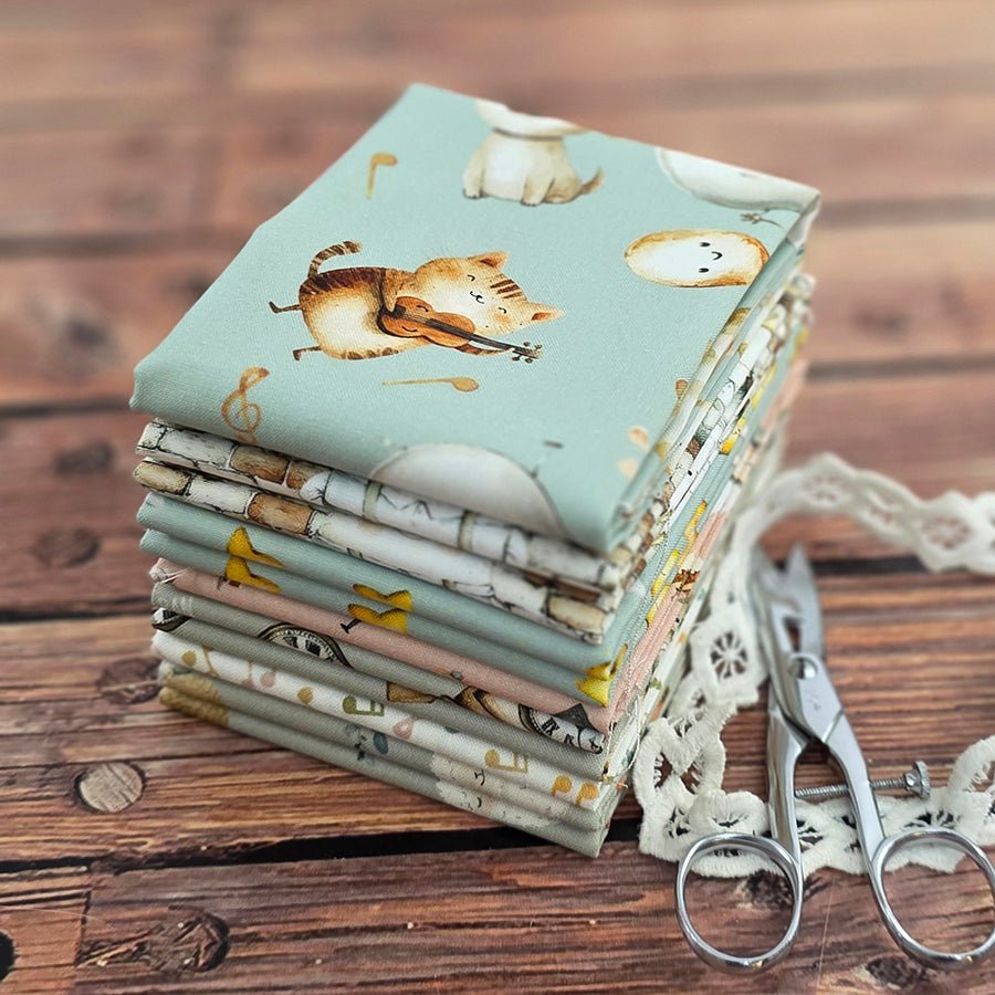 Nursery Rhyme Time Fat Quarter Bundle from Blank 7 Prints by Blank Quilting