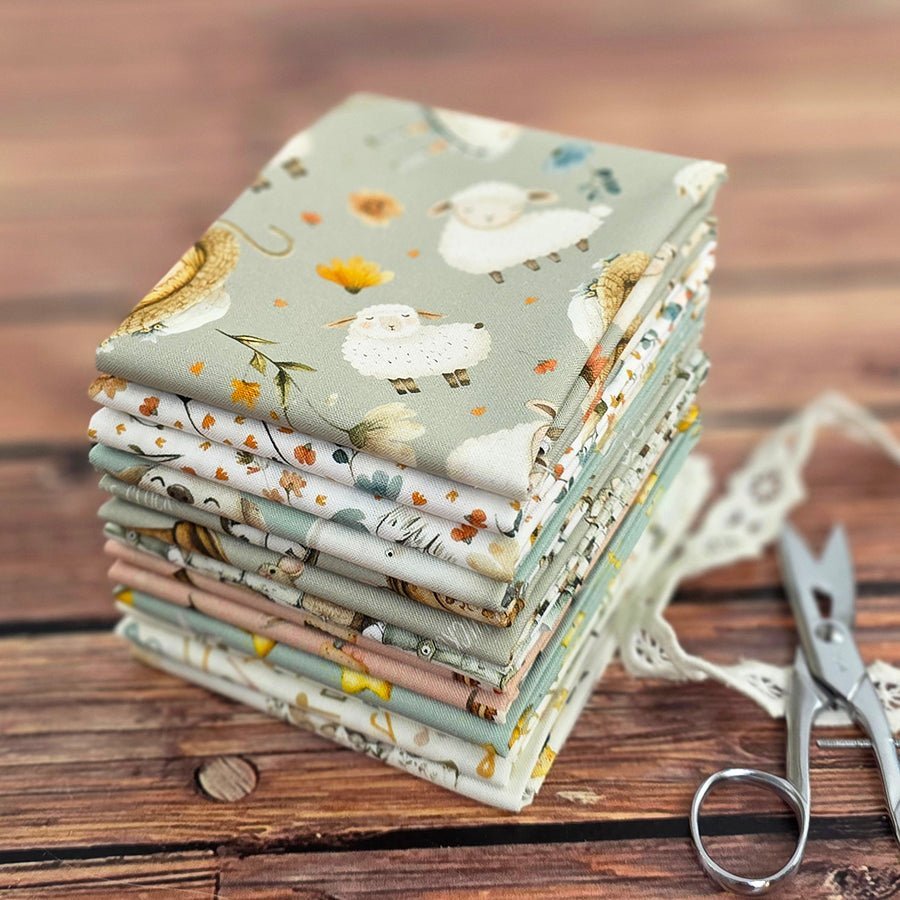 Nursery Rhyme Time Fat Quarter Bundle from Blank 9 Prints by Blank Quilting
