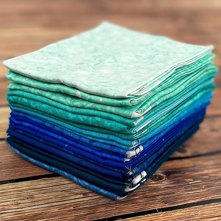 Oceanside Fat Quarter Bundle | Fundamentals by White Owl Textiles by White Owl Textiles