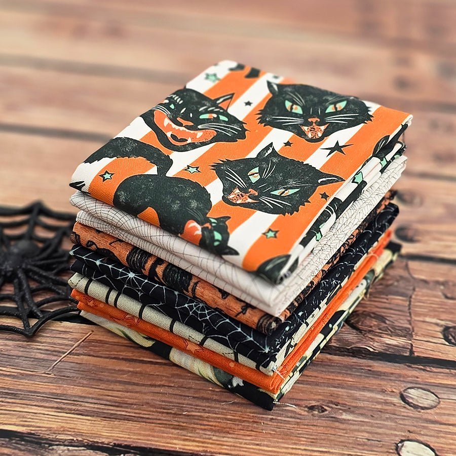 October Moon – FWFS Exclusive 7 Piece Fat Quarter Bundle by Fort Worth Fabric Studio