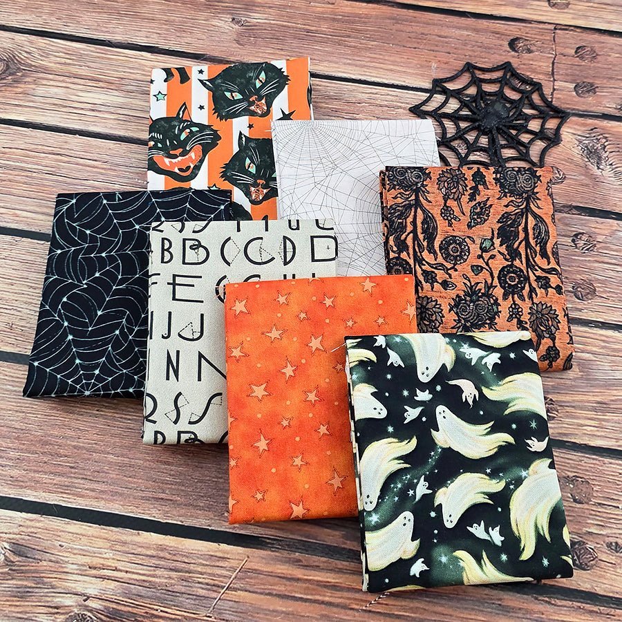 October Moon – FWFS Exclusive 7 Piece Fat Quarter Bundle by Fort Worth Fabric Studio