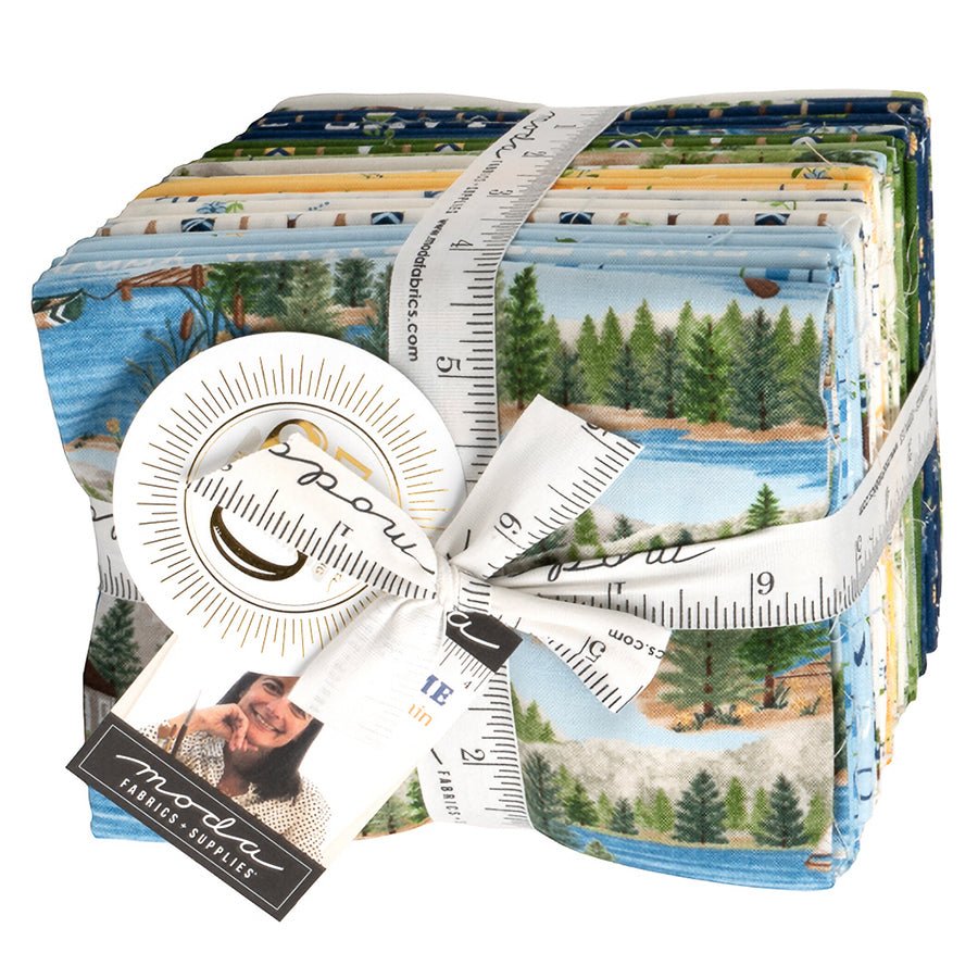 On Lake Time Fat Quarter + Panel Bundle - Moda from Fort Worth Fabric Studio