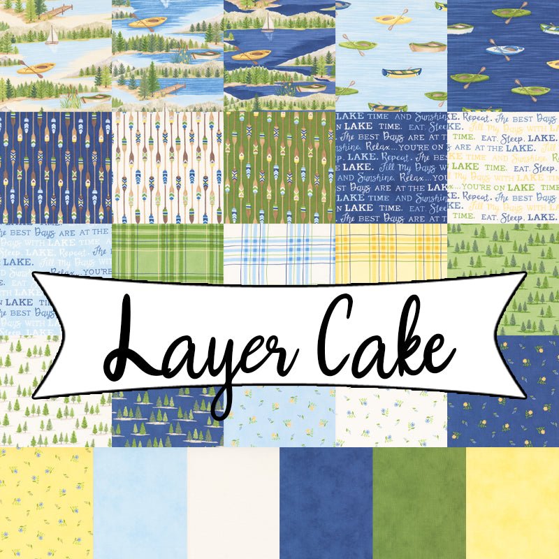 On Lake Time Layer Cake - Moda from Fort Worth Fabric Studio