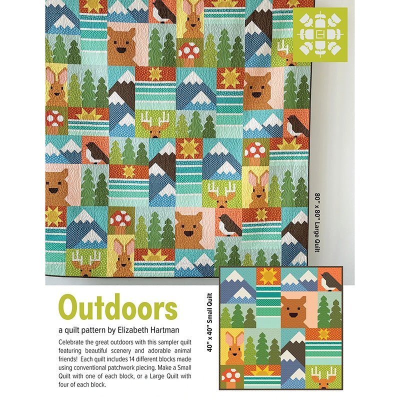 Outdoors Quilt Pattern by Elizabeth Hartman by Elizabeth Hartman